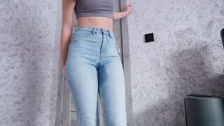 Female Desperation Pee In Jeans