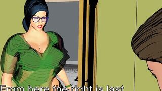 When my ally's mommy caught me masturbating