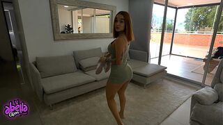 I wanted fresh NIKE shoes so i BANGED the SHOE chap and let him SUCK my CUNT for a free couple! POV