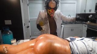 Noted Black Slut Gets The Almost all Contagious Disease Cured By A Insane Scientist In Atlanta