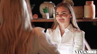 VIXEN Fascinating Buxom Golden-haired Era Queen Rides Lonely Chap's Large Cock