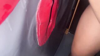 Cuckold shared me in the swing GloryHole