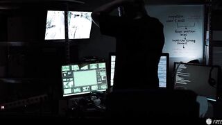 Pick Me Cutie - Cute Brunette hair Freeze Banged and Swallowing Cum