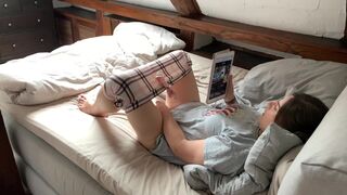 step sister masturbating - this babe begged me not to tell so I drilled her