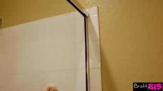 Bare Lily Adams wrestles Stepbro gets Surprise Boner Slipped in Her Pussy