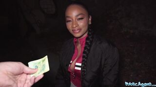 Public Agent - French Black Hottie Loved Getting Drilled During Hard Sex