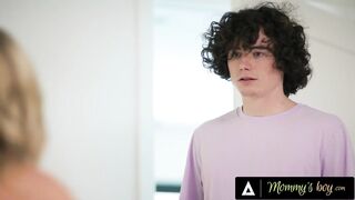 MAMA'S HUNK - Masturbating mother I'd like to fuck Rachael Cavalli Catches Voyeur In Closet, Rides His Pervert Large Jock