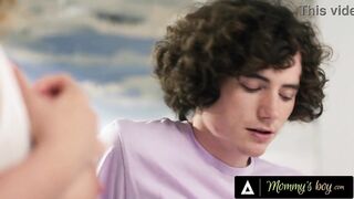 MAMA'S HUNK - Masturbating mother I'd like to fuck Rachael Cavalli Catches Voyeur In Closet, Rides His Pervert Large Jock