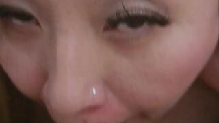 Oriental Hotwife Floozy Gets Cum In Throat