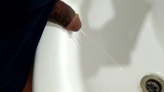 couldn't hold back the piddle any longer