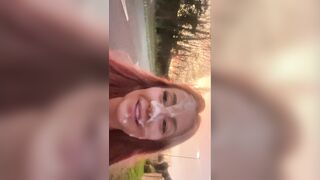 BRITISH STEP MUM takes HUGE FACIAL then walks OUT IN PUBLIC!