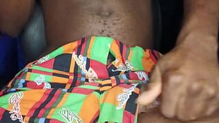 Solo Large ebony knob spunk fountain masterbation homemade