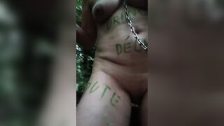 2025 09 03 Serf F in forest uro humiliation fun