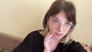 Marvelous brunette hair demanstrates her glamorous body