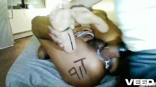 OLD FASHION PORN cumming climax large penis bbc creaming twat cream pie