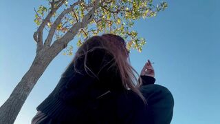 Artemisia Love outdoor 420 Smoke Sesh Full episodes on OF