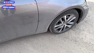 Шлюха повелась на тачку и отсосала своему бывшему