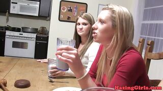Teen sorority pledges getting hazed 