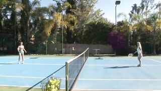 She Want Learn Tennis and Lesbian Sex. 