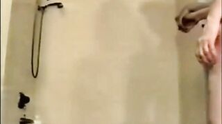 TWO LESBIAN MILF SHARE SHOWER