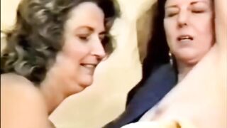 TWO LESBIAN MILF SHARE SHOWER