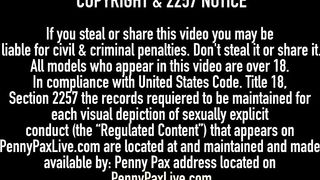 Red Headed Penny Pax Pussy Fucks Busty Brunette Alison Tyler