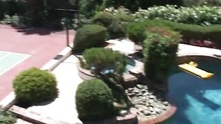 Poolside Lesbian Orgy