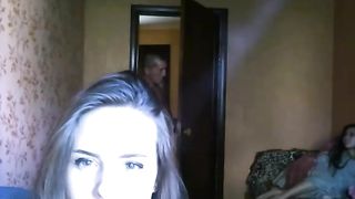 Two teens caught by dad - nicolo33
