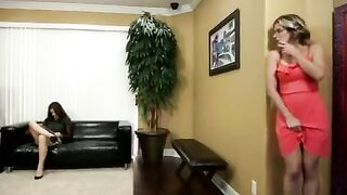 Mom is glad to have her college girl home 