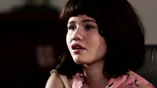 A Little Brunette with a busty Cougar. 