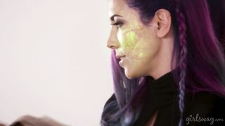 Witch Jelena Jensen and the disappointed wife Angela White