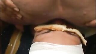 Eating food with farts