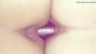 Amateur double sided dildo fuck