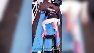 Hot crossdresser Lucy anal sex toy enjoyment