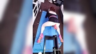 Hot crossdresser Lucy anal sex toy enjoyment