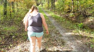 Walking outside and getting drilled in the midst of the road!