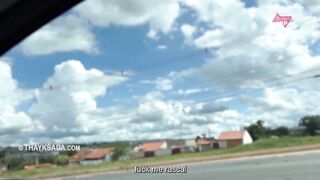 Fiz sexo na rua e deixei ele gozar dentro da minha buceta