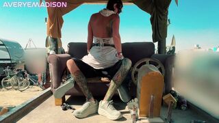 CAUGHT SCREWING AT BURNING CHAP