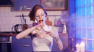 Trying On White And Ebony Underclothes / Unpacking Gifts From The Past