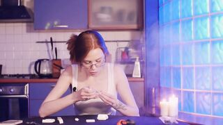 Trying On White And Ebony Underclothes / Unpacking Gifts From The Past