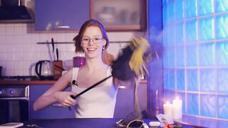 Trying On White And Ebony Underclothes / Unpacking Gifts From The Past