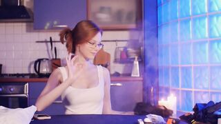 Trying On White And Ebony Underclothes / Unpacking Gifts From The Past