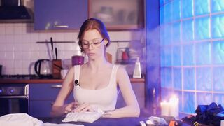 Trying On White And Ebony Underclothes / Unpacking Gifts From The Past