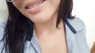 BREASTY EXECUTIVE HAVING JOY IN THE OFFICE!! I'M AWAITING FOR MY BOSS TO SCREW AND I'M BEGINNING TO GET D