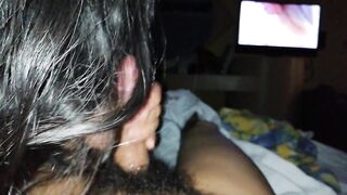 ????La Comadre se monta y me guarda la leche