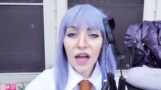 Kyoko Kirigiri: Smokin' Oral sex Sex