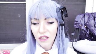 Kyoko Kirigiri: Smokin' Oral sex Sex