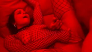 Red light evening for the hawt Italian slutty