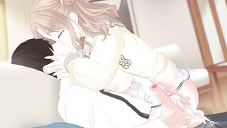 riding creampie on chair part 1