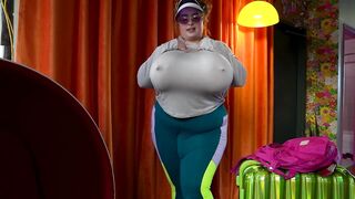 annoyed wife gets bimbo boob job... and a corpulent ramrod to dominate her spouse with